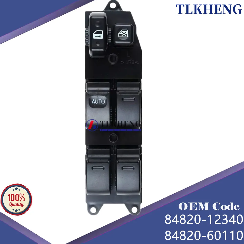 Window Control Switch Power Window Switch Window Lift Switch LH For Toyota RAV4 Corolla 1994-2000,84820-60110,84820-12340
Window Control Switch Power Window Switch Window Lift Switch LH For Toyota RAV4 Corolla 1994-2000,84820-60110,84820-12340