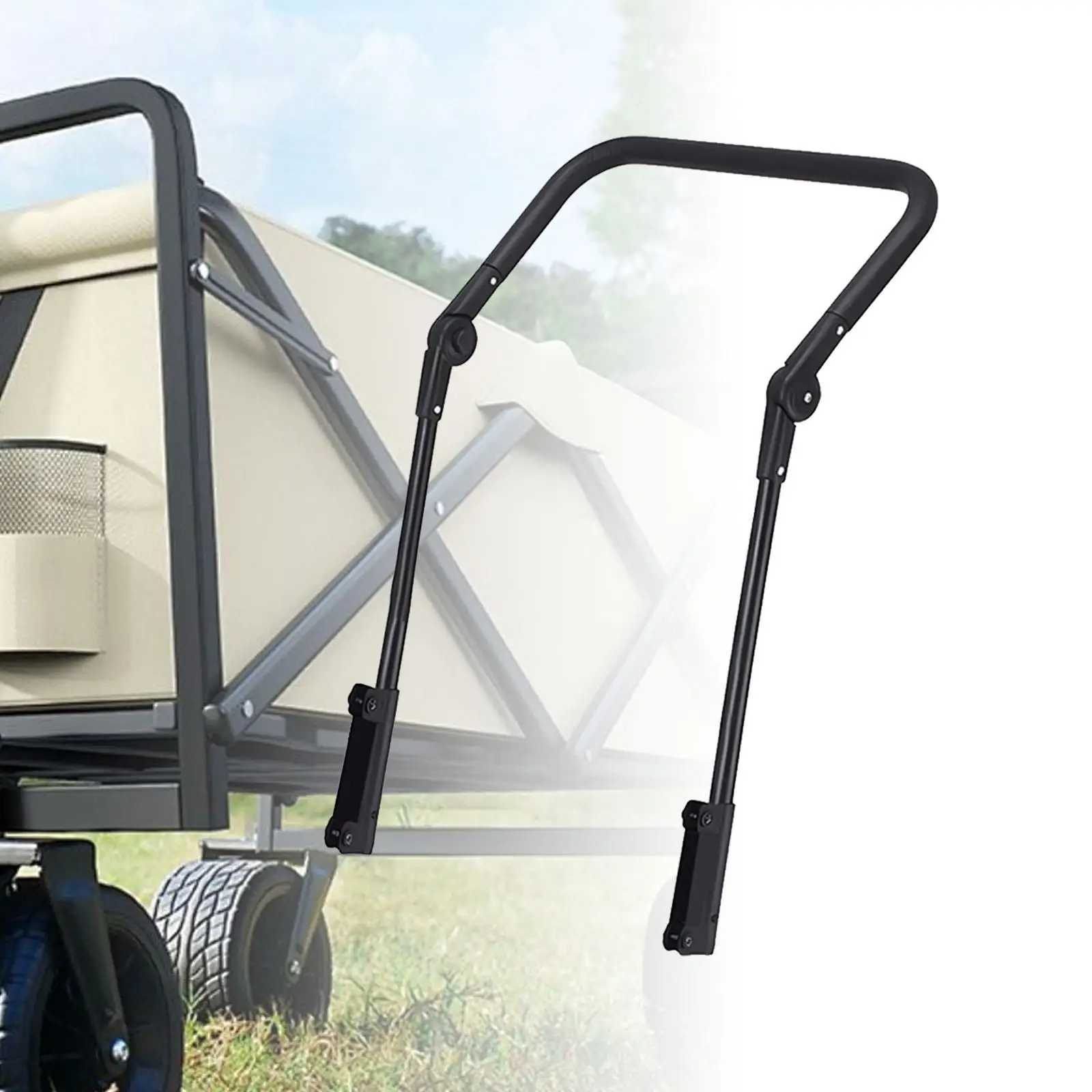 Folding Wagon Push Handle Garden Cart Handle Easy Installation, Push Pull Bar, Camping Wagon Handle
Folding Wagon Push Handle Garden Cart Handle Easy Installation, Push Pull Bar, Camping Wagon Handle