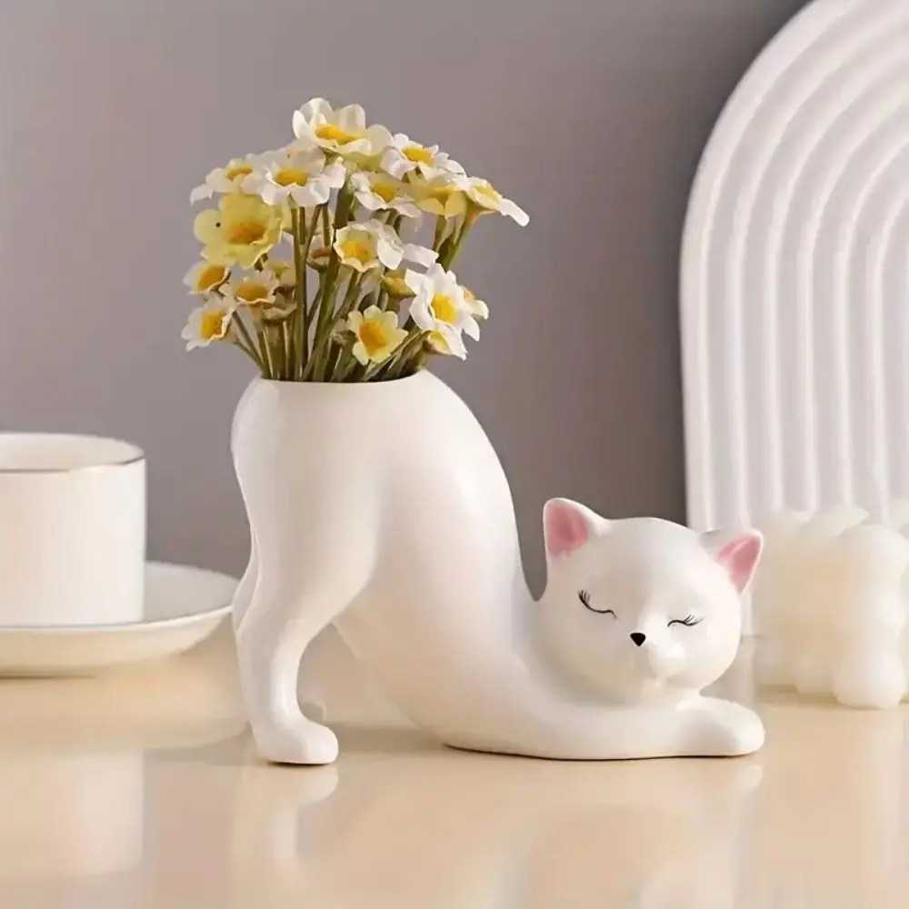 1 Piece of Resin White Cute Cat Flowerpot with Bohemian Style - Cute Sleeping Kitten Design, Lightweight and Durable Indoor and Outdoor Decorative Potted Plants Suitable for Succulents, Herbal Plants, Small Plants for Indoor and Outdoor Use
1 Piece of Resin White Cute Cat Flowerpot with Bohemian Style - Cute Sleeping Kitten Design, Lightweight and Durable Indoor and Outdoor Decorative Potted Plants Suitable for Succulents, Herbal Plants, Small Plants for Indoor and Outdoor Use