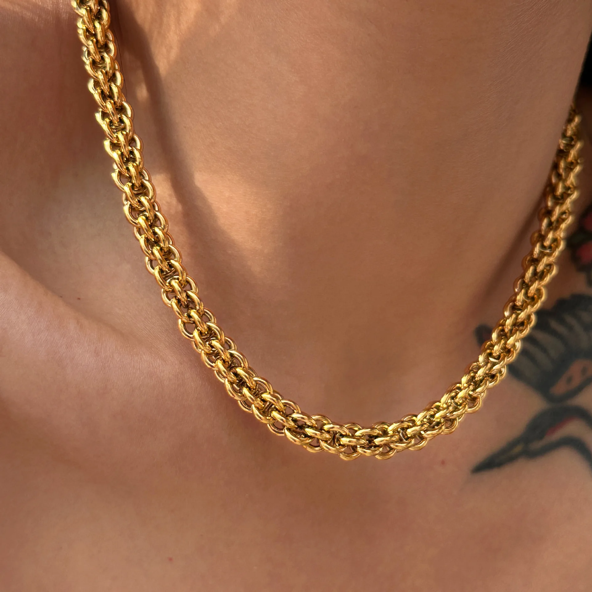 Miranda Stainless Steel Chains Neckalces Statement Jewelry for Women Gold Metal 18 K Plated Collar бежутерия женская колье Gift
Miranda Stainless Steel Chains Neckalces Statement Jewelry for Women Gold Metal 18 K Plated Collar бежутерия женская колье Gift