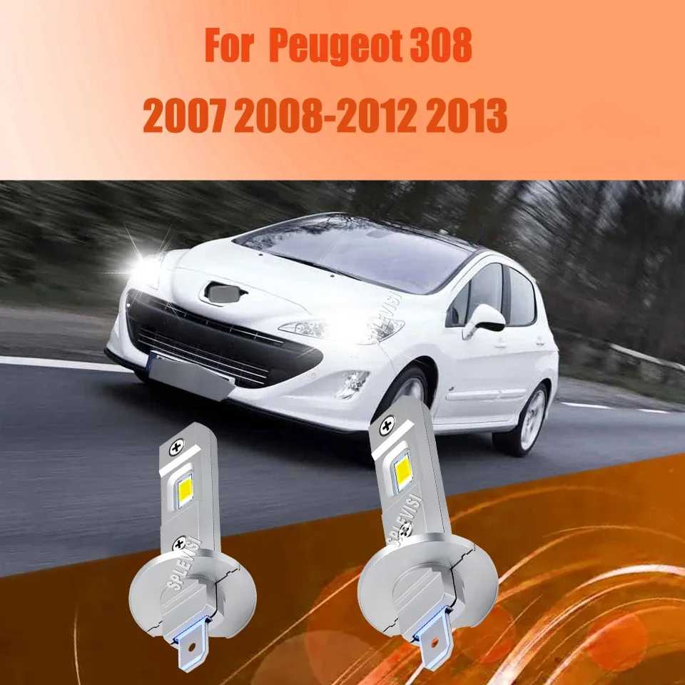 H1 8000LM LED 6500K White Headlights High Main Beam 12V CSP Power Chips For Peugeot 308 2007 2008 2009 2010 2011 2012 2013
H1 8000LM LED 6500K White Headlights High Main Beam 12V CSP Power Chips For Peugeot 308 2007 2008 2009 2010 2011 2012 2013