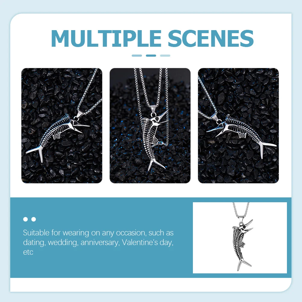 Fishbone Necklace Chain Unique Metal Pendant Sweater Necklace for Women Fashion Statement Jewelry Jewelry,neck Hanging Decor 
Fishbone Necklace Chain Unique Metal Pendant Sweater Necklace for Women Fashion Statement Jewelry Jewelry,neck Hanging Decor