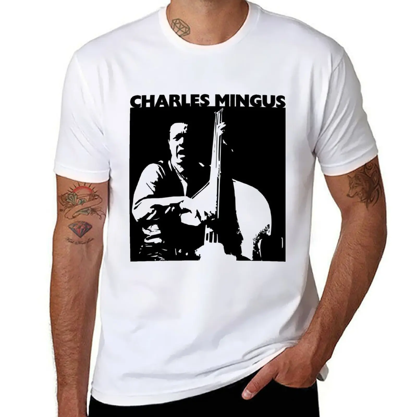 Charles Mingus 02 T-Shirt for a boy street wear funny meme t-shirts plain white t shirts men
Charles Mingus 02 T-Shirt for a boy street wear funny meme t-shirts plain white t shirts men