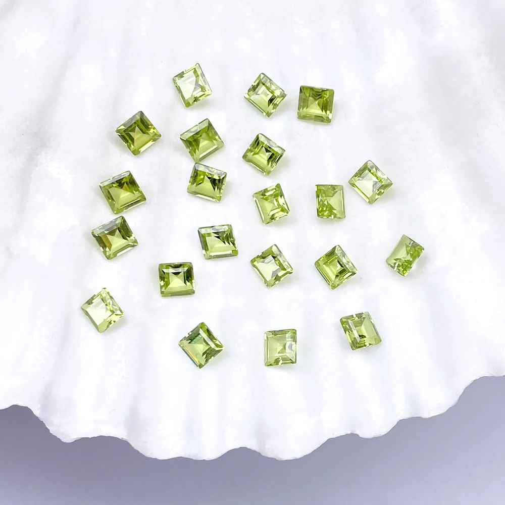 100pcs/lot Green Peridot Natural Stone Square Step Cut 2x2mm-4x4mm Semi-Precious Loose Gemstone For Jewelry Making
100pcs/lot Green Peridot Natural Stone Square Step Cut 2x2mm-4x4mm Semi-Precious Loose Gemstone For Jewelry Making