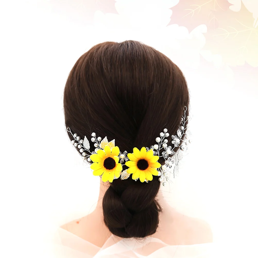 Rhinestone Hair Accessories Sunflower Headband Tiara Performance Hairband Rhinestones Party Headdress Bride
Rhinestone Hair Accessories Sunflower Headband Tiara Performance Hairband Rhinestones Party Headdress Bride