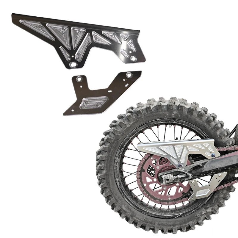 Aluminum Alloy Chain Guard for Surron Ultra Bee Off-road Motorcycle Lightweight Transmission Protector Upper/Lower Upgrade Parts
Aluminum Alloy Chain Guard for Surron Ultra Bee Off-road Motorcycle Lightweight Transmission Protector Upper/Lower Upgrade Parts