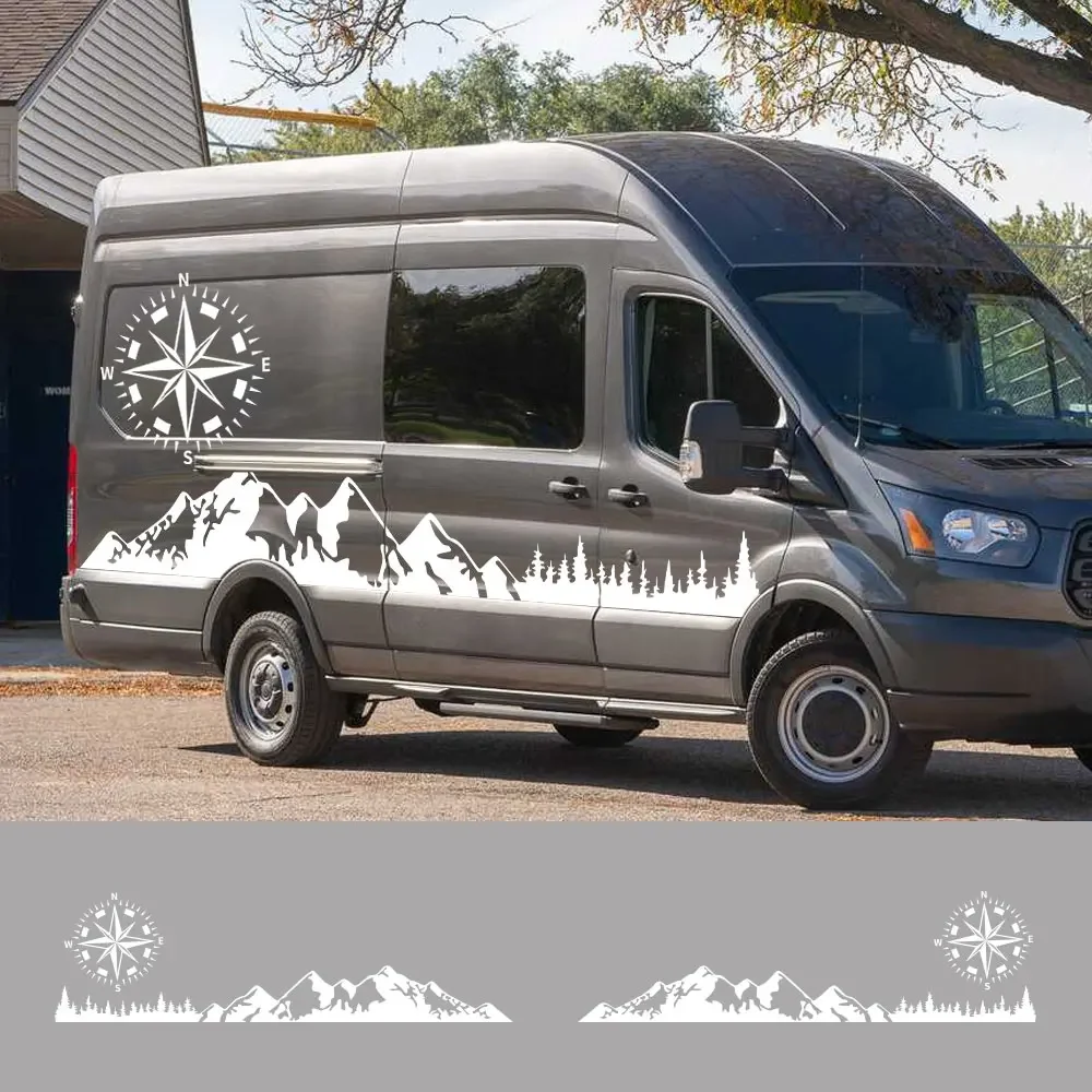 Car Door Stickers Motorhome Camper Van For Ford Transit MK6 MK7 MK8 Tuning Accessories Compass Graphics Vinyl Film Decals
Car Door Stickers Motorhome Camper Van For Ford Transit MK6 MK7 MK8 Tuning Accessories Compass Graphics Vinyl Film Decals