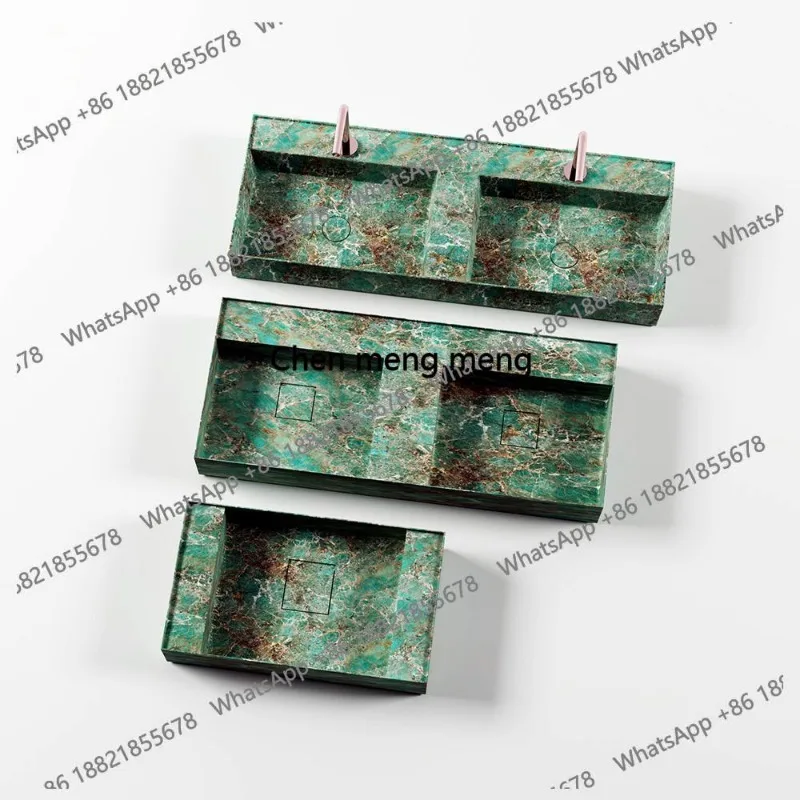 Wall-Mounted Double Sink Vanity, Narrow Rim Luxury Stone Undermount Basin, Stain Resistant & Durable, Custom Bathroom sink
Wall-Mounted Double Sink Vanity, Narrow Rim Luxury Stone Undermount Basin, Stain Resistant & Durable, Custom Bathroom sink