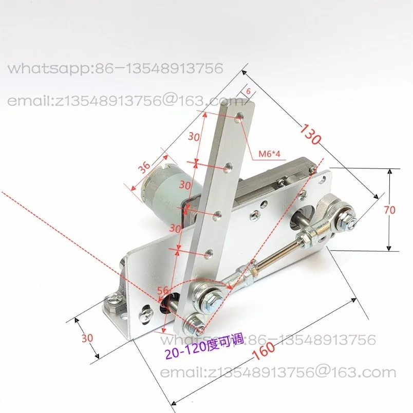 Speed regulation reciprocating swing motor swings back and forth left and right DIY DC 12v24v
Speed regulation reciprocating swing motor swings back and forth left and right DIY DC 12v24v