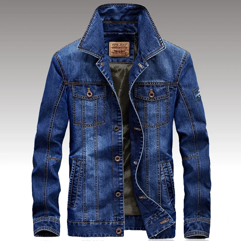 Men's Spring Fashion Denim Jacket Jeans Jacket Top Quality Brand Male Winter Bomber Outwear Coats Plus Size 4XL
Men's Spring Fashion Denim Jacket Jeans Jacket Top Quality Brand Male Winter Bomber Outwear Coats Plus Size 4XL