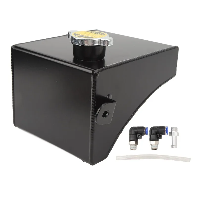 Aluminum Coolant Expansion Tank Kit - Leak-Proof Radiator Overflow Tank, Black Finish, Compatible with All S13 Models - Prevents
Aluminum Coolant Expansion Tank Kit - Leak-Proof Radiator Overflow Tank, Black Finish, Compatible with All S13 Models - Prevents