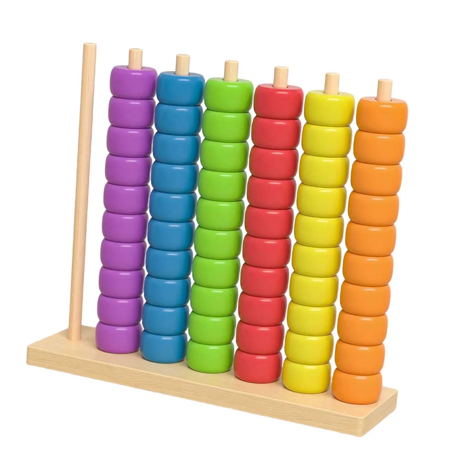 Wooden Color Sorting Stacking Toys Early Learning Toy, Wooden Stacking Beads for Classroom
Wooden Color Sorting Stacking Toys Early Learning Toy, Wooden Stacking Beads for Classroom