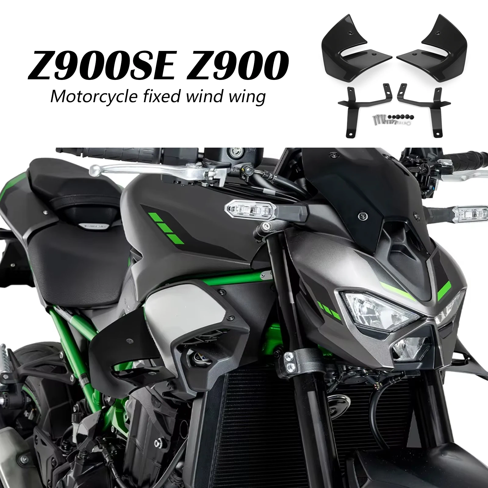 Для мотоциклов KAWASAKI Z900 Z900 SE 2025 2026: Боковые спойлеры, аэродинамические обтекатели, винглеты для нейкед-мотоциклов Z900 SE
Для мотоциклов KAWASAKI Z900 Z900 SE 2025 2026: Боковые спойлеры, аэродинамические обтекатели, винглеты для нейкед-мотоциклов Z900 SE