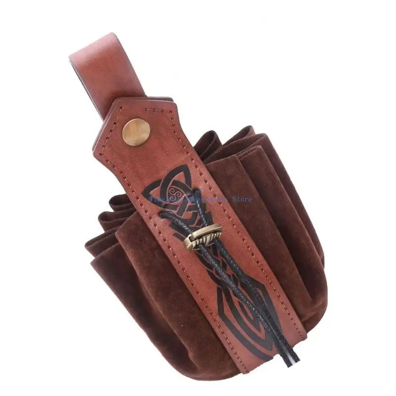 97QE Medieval Leather Waist Pack for Women Men, Leather Rivet Waist Pouches Medieval Waist Coin Bag for Cosplay Party
97QE Medieval Leather Waist Pack for Women Men, Leather Rivet Waist Pouches Medieval Waist Coin Bag for Cosplay Party