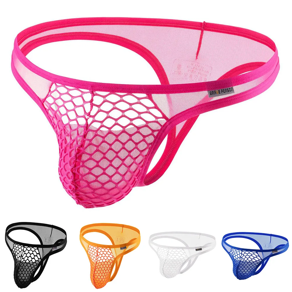 Men G-Strings Quick Drying Breathable Underpants Mesh Hollow Sexy Sissy Underwear Bag Pouch T-back Briefs Thongs
Men G-Strings Quick Drying Breathable Underpants Mesh Hollow Sexy Sissy Underwear Bag Pouch T-back Briefs Thongs