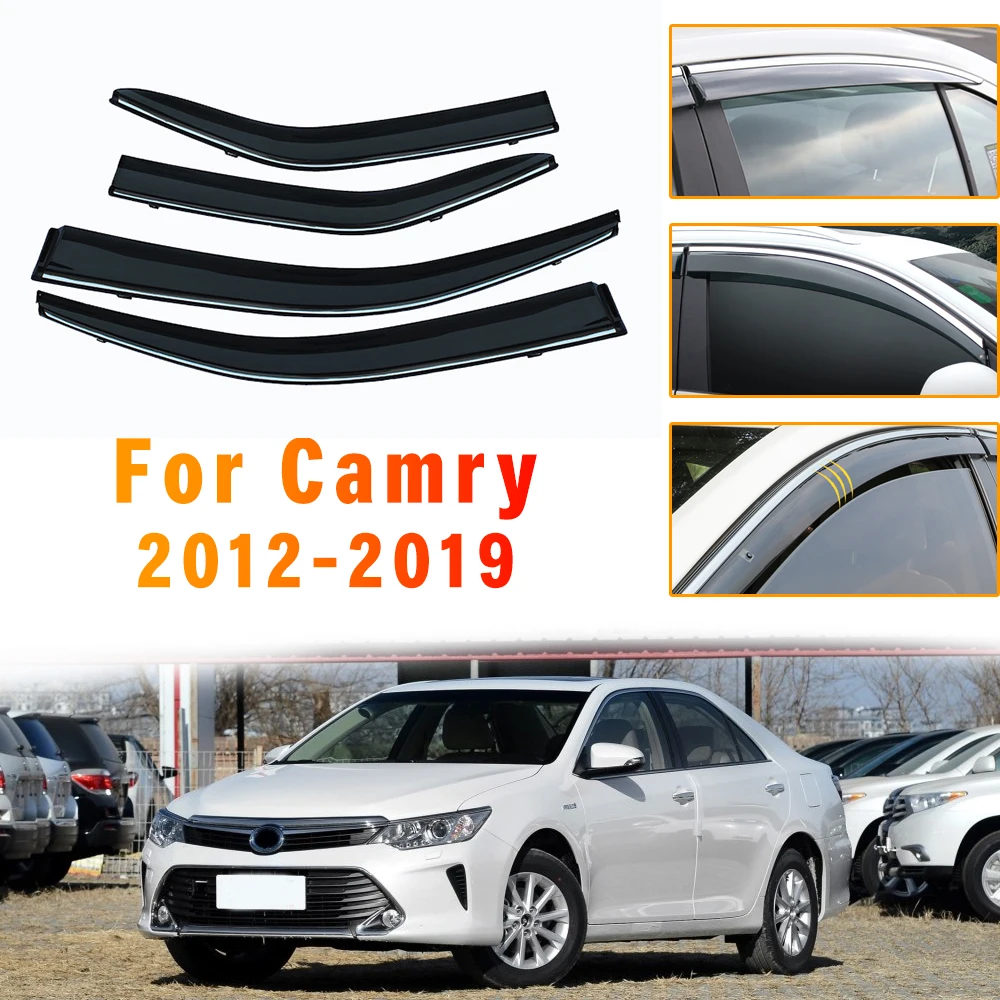 Awnings Window Sun Rain Visor Deflector Guard Car Styling For Toyota Camry XV50 2012 2013 2014 2015 2016-2019 Auto Accessories
Awnings Window Sun Rain Visor Deflector Guard Car Styling For Toyota Camry XV50 2012 2013 2014 2015 2016-2019 Auto Accessories