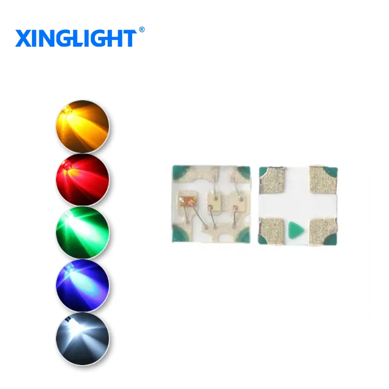 XINGLIGHT 100pcs 0404 RGB SMD LED lamp bead Bi-color single color
XINGLIGHT 100pcs 0404 RGB SMD LED lamp bead Bi-color single color