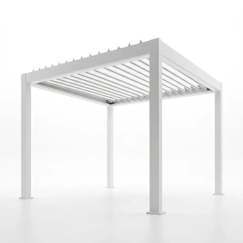 Modern Motorized Garden Pergola Gazebo Waterproof Aluminum Alloy Frame PVC Coated Finish Free Standing Terrace Backyard
Modern Motorized Garden Pergola Gazebo Waterproof Aluminum Alloy Frame PVC Coated Finish Free Standing Terrace Backyard