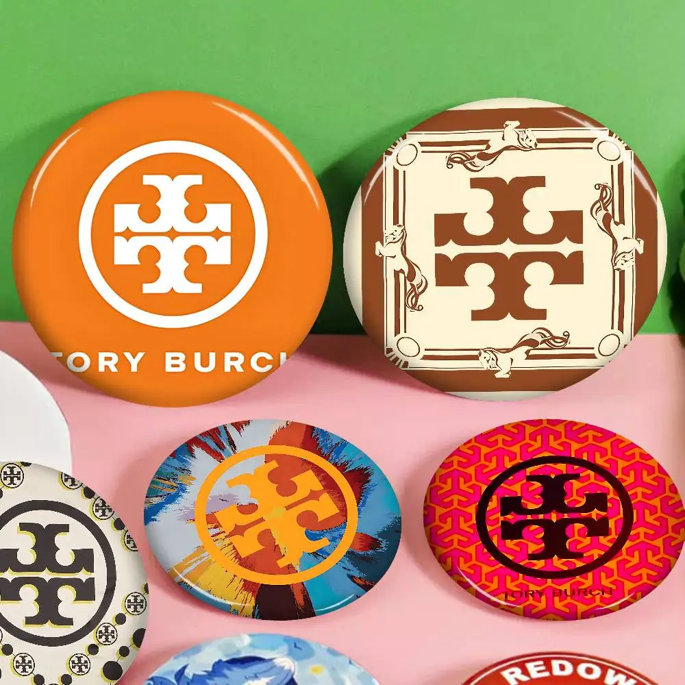 Fashion Brand T-Tory B-Burch Logo Creative Pins Funny Faces Round Snap-in Brooch Badge Backpack Hat Accessories Jewelry Gifts
Fashion Brand T-Tory B-Burch Logo Creative Pins Funny Faces Round Snap-in Brooch Badge Backpack Hat Accessories Jewelry Gifts