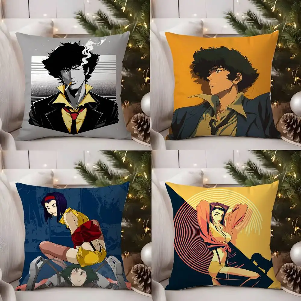 Anime C-Cowboy Bebop Pillow Case Office Sofa Dorm Chair Back Short Plush Double-sided Printing Home Cushion Cover
Anime C-Cowboy Bebop Pillow Case Office Sofa Dorm Chair Back Short Plush Double-sided Printing Home Cushion Cover