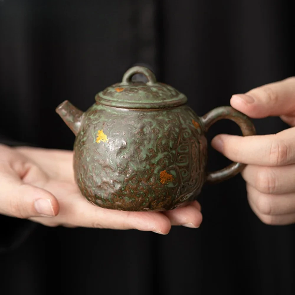180ml Handmade Old Rock Mud Teapot Japanese Rough Pottery Pot Ancient Tea Maker Kettle Kung Fu Tea Chinese Tea Set Decoration
180ml Handmade Old Rock Mud Teapot Japanese Rough Pottery Pot Ancient Tea Maker Kettle Kung Fu Tea Chinese Tea Set Decoration