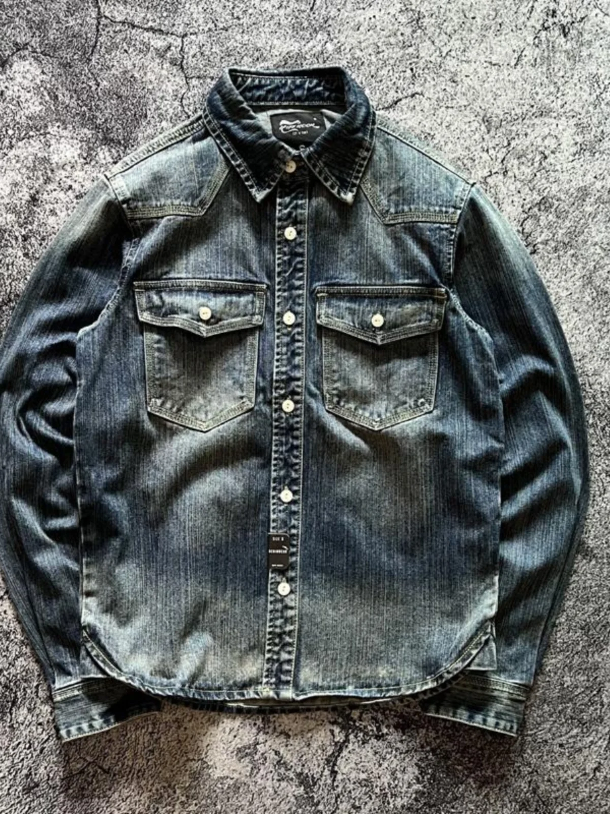 Ameikaji American High End Original Matte Bamboo Water Saving Vintage Heavyweight Thi Denim Jaet Outerwear Top
Ameikaji American High End Original Matte Bamboo Water Saving Vintage Heavyweight Thi Denim Jaet Outerwear Top