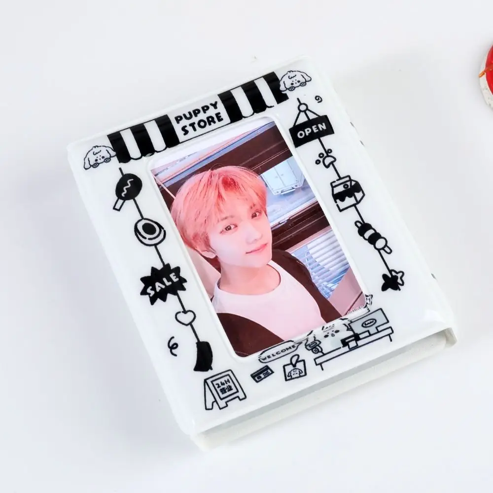 New 3 Inch Card Album PVC Cartoon Puppy Photocard Binder Mini 32 Pockets Idol Card Collect Book
New 3 Inch Card Album PVC Cartoon Puppy Photocard Binder Mini 32 Pockets Idol Card Collect Book