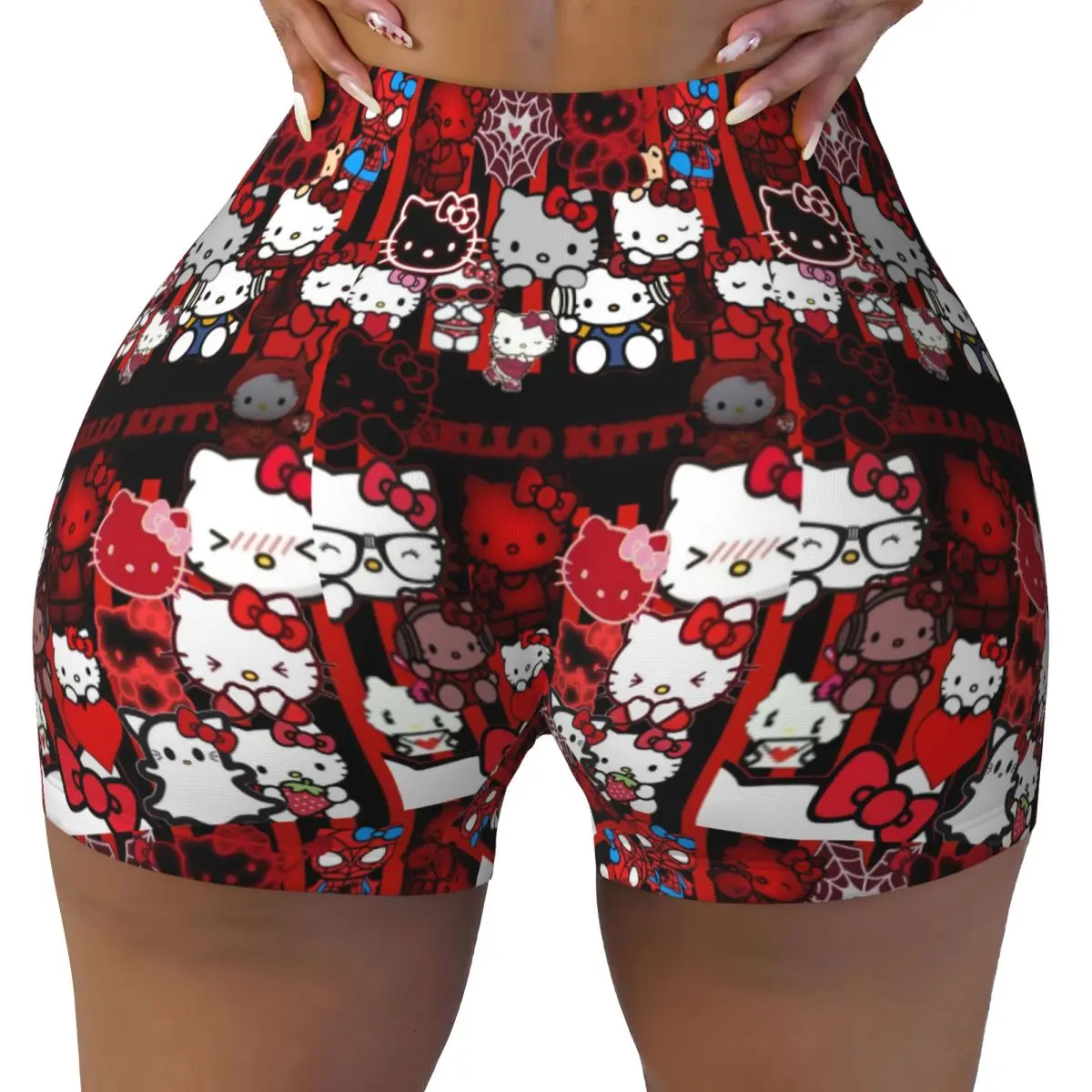 Женские шорты для йоги в стиле аниме «Hello Kitty Cat», спортивные шорты для бега, волейбола
Женские шорты для йоги в стиле аниме «Hello Kitty Cat», спортивные шорты для бега, волейбола
