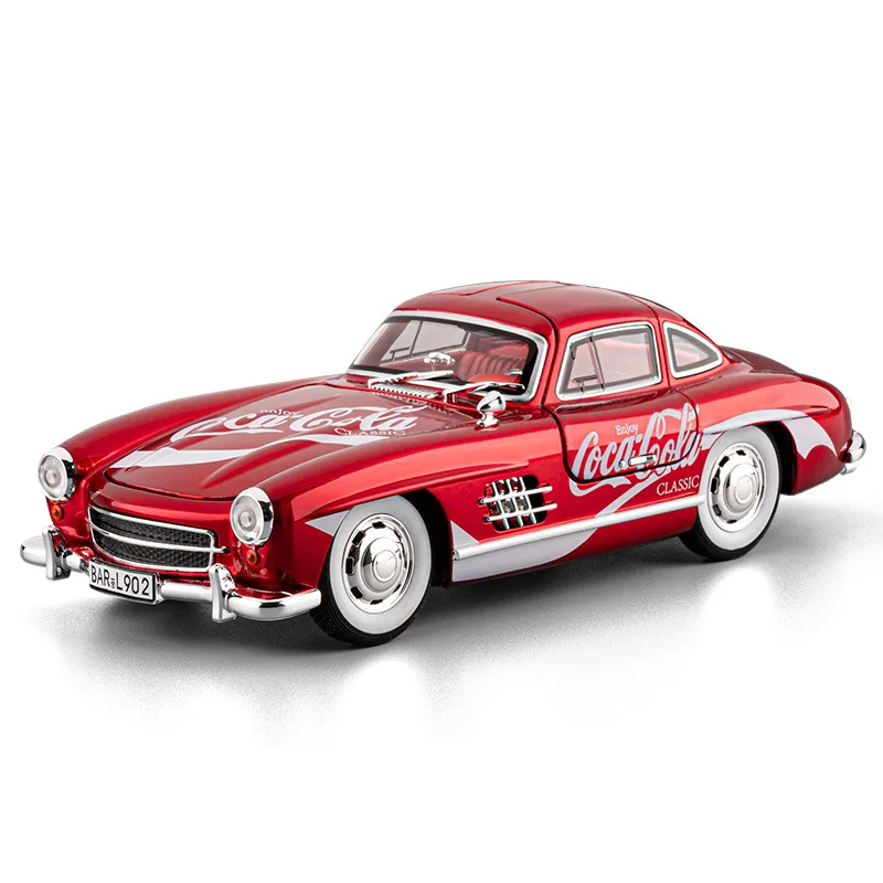 1:24 300SL Coke Alloy Car Model Pull Back Four Wheels Shock Absorption Gift for children Diecast Alloy Car Model Collectible
1:24 300SL Coke Alloy Car Model Pull Back Four Wheels Shock Absorption Gift for children Diecast Alloy Car Model Collectible