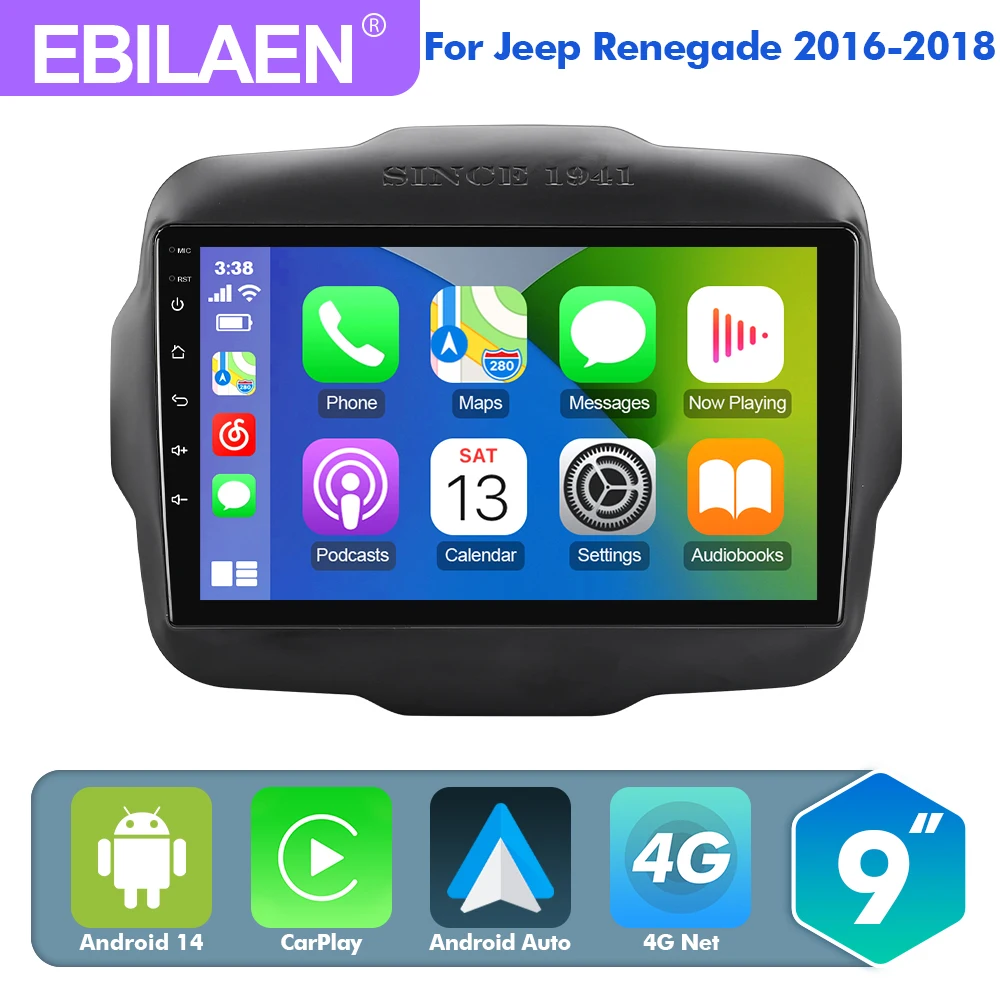 Qualcomm662 Android 13 Car Radio Multimedia For Jeep Renegade 2016 - 2020 GPS Navi GPS Navigation DSP Carplay BT 2Din DVD
Qualcomm662 Android 13 Car Radio Multimedia For Jeep Renegade 2016 - 2020 GPS Navi GPS Navigation DSP Carplay BT 2Din DVD