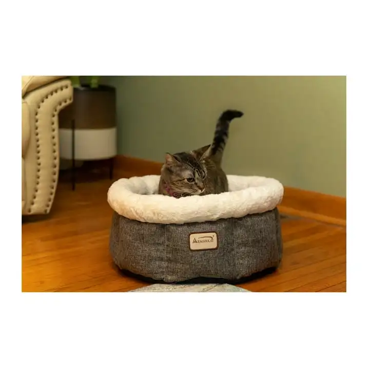 Deep Cat Bed, Cuddle Cup Round Cat Cave, Basket Winter Bed for Small Pets
Deep Cat Bed, Cuddle Cup Round Cat Cave, Basket Winter Bed for Small Pets