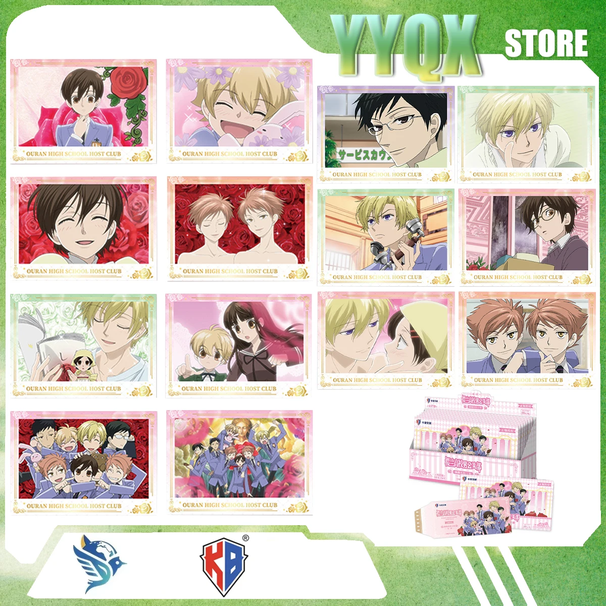 KABAO 2026 NEW Ouran High School Host Club Collection Card Peripheral Animations Cartoons Comics Surprise Gifts Cute Games
KABAO 2026 NEW Ouran High School Host Club Collection Card Peripheral Animations Cartoons Comics Surprise Gifts Cute Games