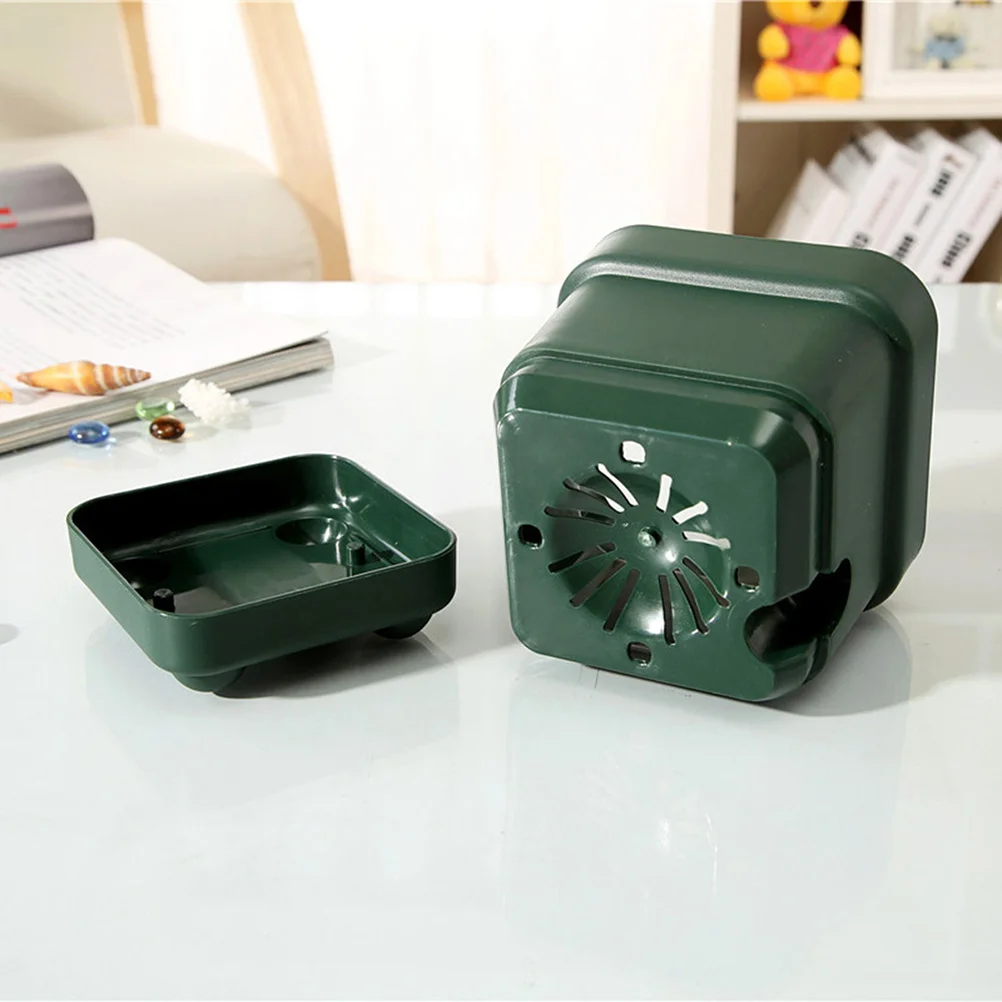 3Pcs Square Thicken Plastic Flower Pots Small Planters Drainage Holes Lightweight Durable for Succulent Plants Indoor Balcony
3Pcs Square Thicken Plastic Flower Pots Small Planters Drainage Holes Lightweight Durable for Succulent Plants Indoor Balcony