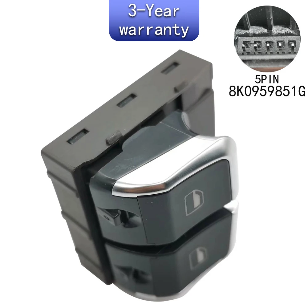 Переключатель стеклоподъемника для Audi RS5 2010-2016, A5 S5 2012-2016, 8K0959851G
Переключатель стеклоподъемника для Audi RS5 2010-2016, A5 S5 2012-2016, 8K0959851G