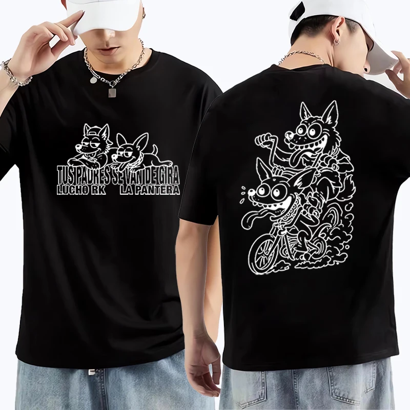 Rapper Lucho Rk La Pantera Ta Facil Album2026 Tour Print T-shirt Men women's vintage plus size tops short sleeve 100% Cotton Tee
Rapper Lucho Rk La Pantera Ta Facil Album2026 Tour Print T-shirt Men women's vintage plus size tops short sleeve 100% Cotton Tee