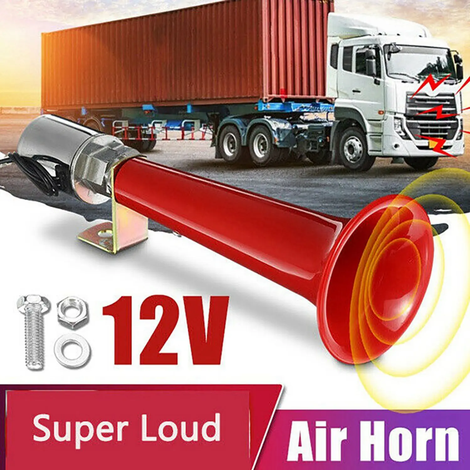 AU63-2 Pcs Car Accessories: 1 Pcs Hood Lift Supports Shock Struts & 1 Pcs 12/24V 180DB Super Loud Air Horn Trumpet
AU63-2 Pcs Car Accessories: 1 Pcs Hood Lift Supports Shock Struts & 1 Pcs 12/24V 180DB Super Loud Air Horn Trumpet