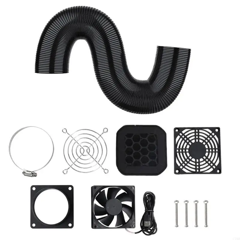 C7AB USB Exhaust Fan Set For 3D Printer Enclosures Insulation Cover Duct 8.6cm For Smokes Removal In Multiple Environments
C7AB USB Exhaust Fan Set For 3D Printer Enclosures Insulation Cover Duct 8.6cm For Smokes Removal In Multiple Environments