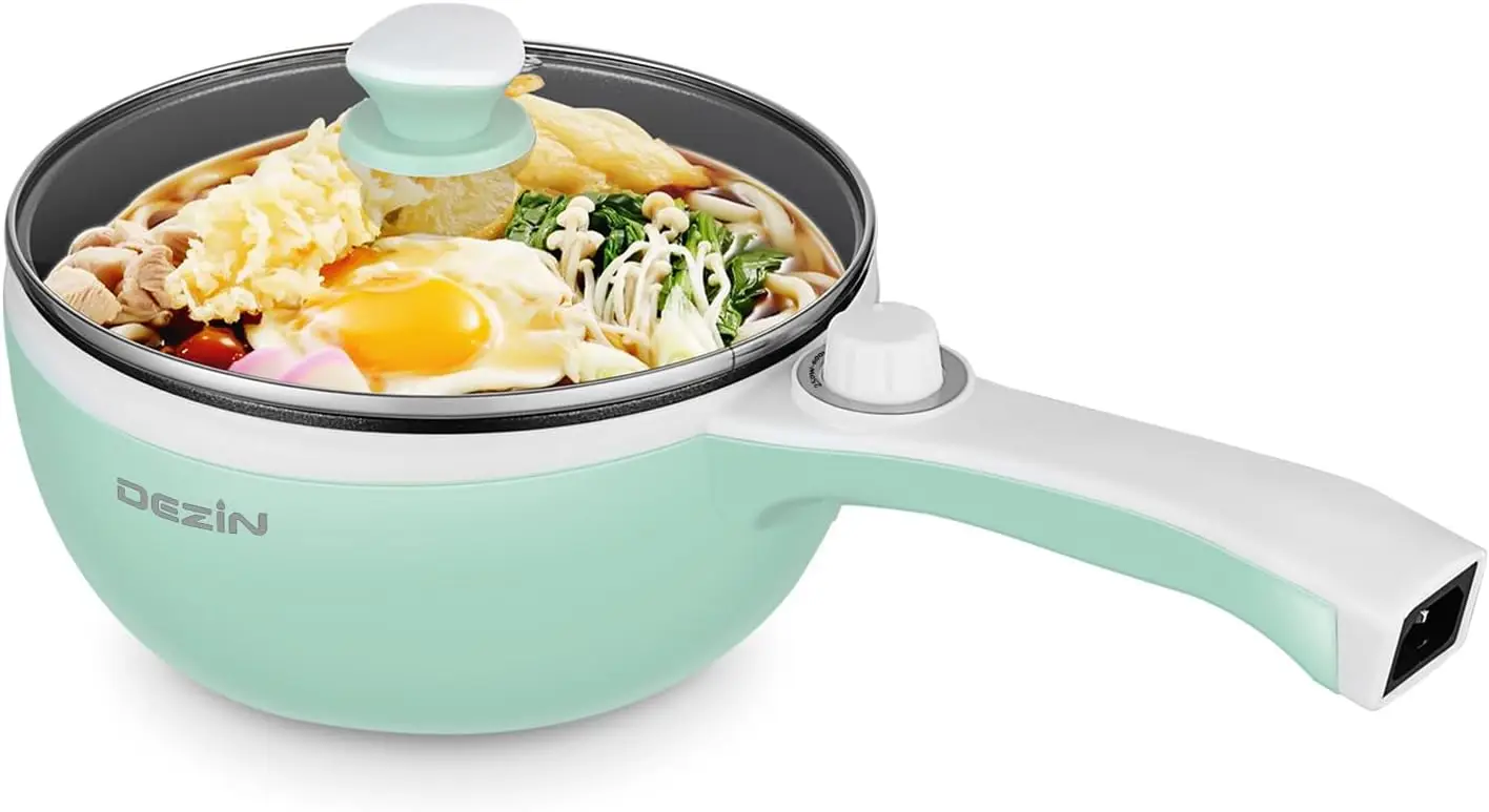Hot Pot Electric Upgraded, Non-Stick Sauté Pan, Rapid Noodles Electric Pot, 1.5L Mini Portable Hot Pot for Steak, Egg, Fried Ric
Hot Pot Electric Upgraded, Non-Stick Sauté Pan, Rapid Noodles Electric Pot, 1.5L Mini Portable Hot Pot for Steak, Egg, Fried Ric