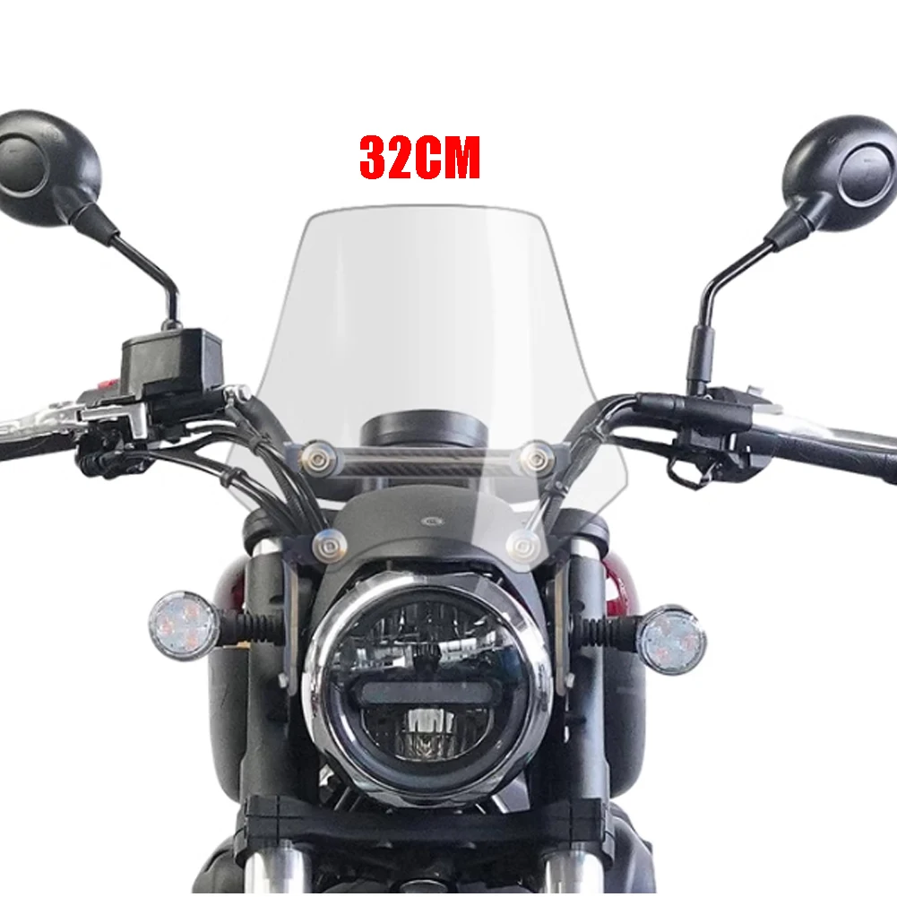 For QJMOTO SRV300 SRV125 SRV250 Motorcycle Windshield Modification Front Windshield Heightening Windscreen Wind Deflectors
For QJMOTO SRV300 SRV125 SRV250 Motorcycle Windshield Modification Front Windshield Heightening Windscreen Wind Deflectors