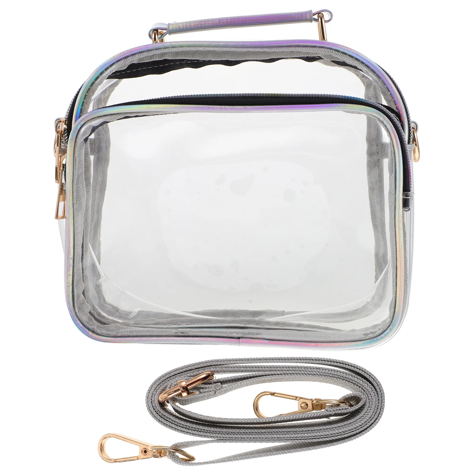 Transparent PVC Shoulder Bag Clear Crossbody for Women Large Capacity Storage Solution Adjustable Strap Small Tote Fashion
Transparent PVC Shoulder Bag Clear Crossbody for Women Large Capacity Storage Solution Adjustable Strap Small Tote Fashion