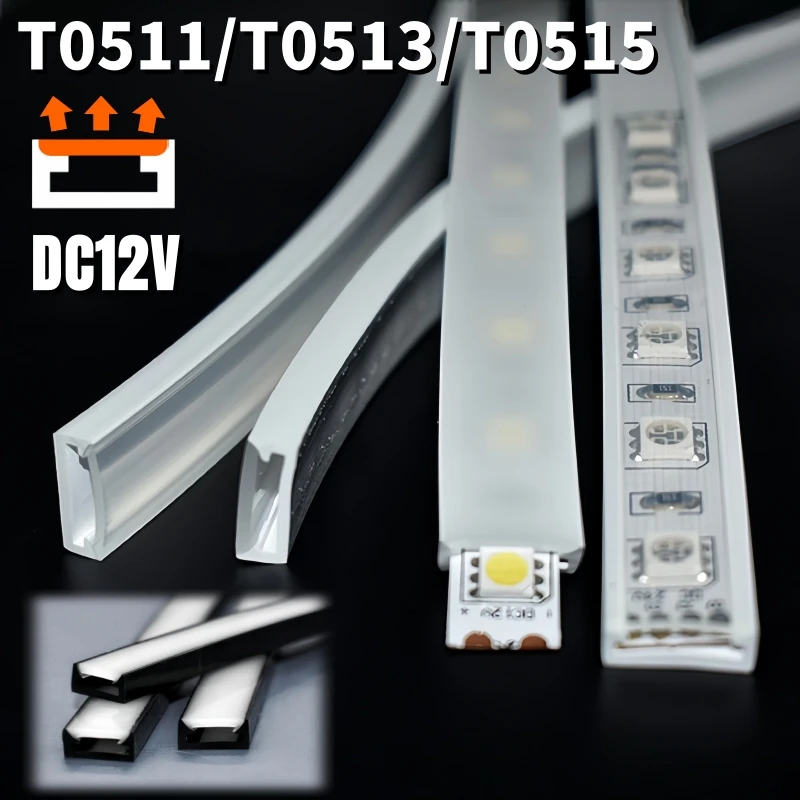 Super Thin LED Neon Silicone Tube Rope Lamp T0511 T0513 T0515 Flexible Channel Cover Waterproof Soft Ribbon Strip Light Diffuser
Super Thin LED Neon Silicone Tube Rope Lamp T0511 T0513 T0515 Flexible Channel Cover Waterproof Soft Ribbon Strip Light Diffuser