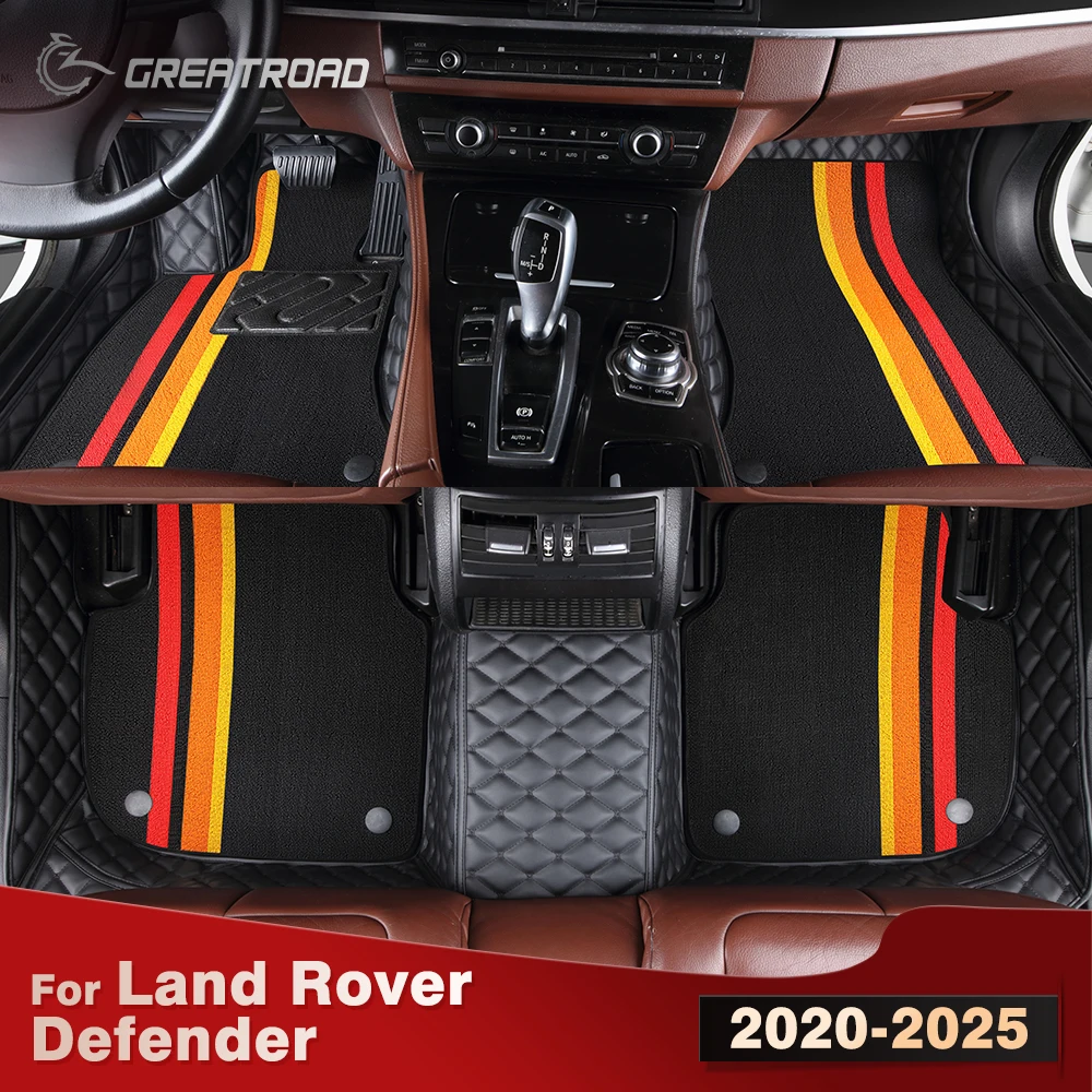For Land Rover Defender 2020-2025 Double Layer Car Floor Mats Custom Auto Carpet Cover Interior Accessories
For Land Rover Defender 2020-2025 Double Layer Car Floor Mats Custom Auto Carpet Cover Interior Accessories
