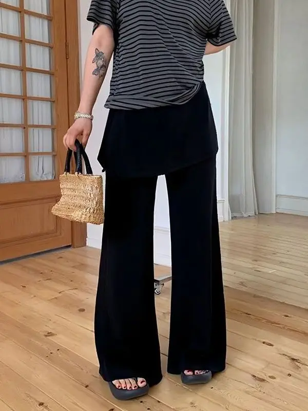 plus Size Wide Leg Pants Women's Loose Fitting Korean Style Summer Casual Trousers 300 Pounds Invisible Two-Piece Set
plus Size Wide Leg Pants Women's Loose Fitting Korean Style Summer Casual Trousers 300 Pounds Invisible Two-Piece Set