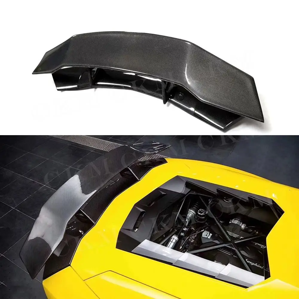 CKMUUER for Lamborghini Aventador LP700 LP720 LP750 2011 - 2019 Carbon Fiber High Kick Car Rear Spoiler Wings 
CKMUUER for Lamborghini Aventador LP700 LP720 LP750 2011 - 2019 Carbon Fiber High Kick Car Rear Spoiler Wings