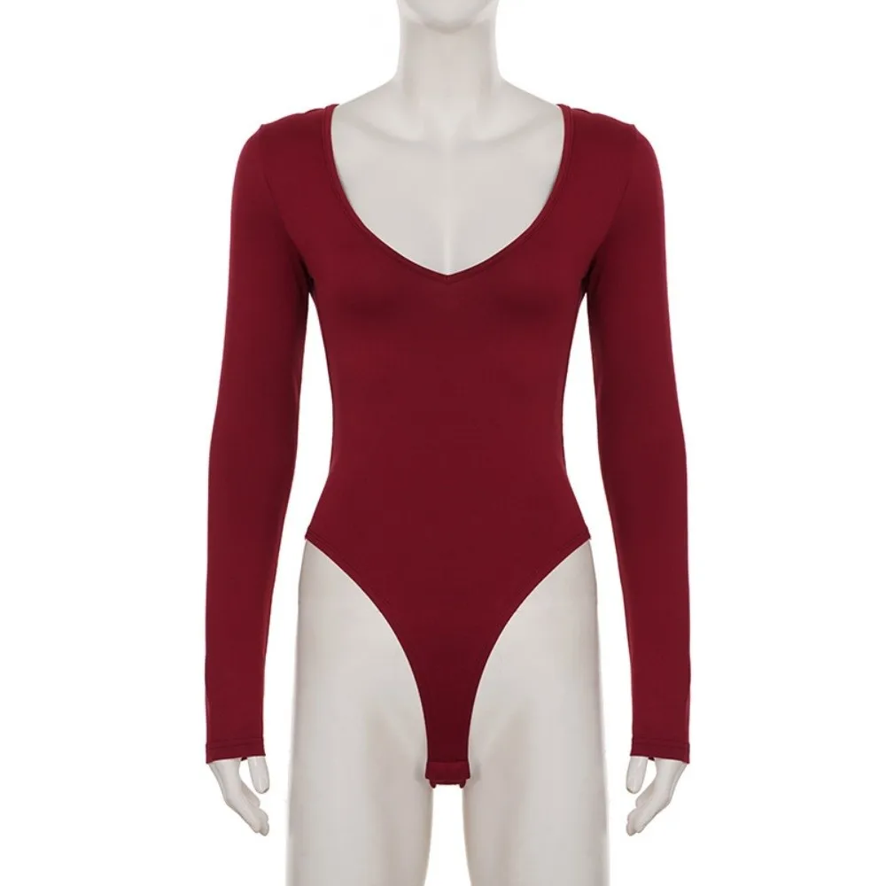 Sexy V Neck Slim Crop Tops Sweet Elastic Bottoming Top Comfortable Long Sleeve Skinny Bodysuit Spicy Girl
Sexy V Neck Slim Crop Tops Sweet Elastic Bottoming Top Comfortable Long Sleeve Skinny Bodysuit Spicy Girl