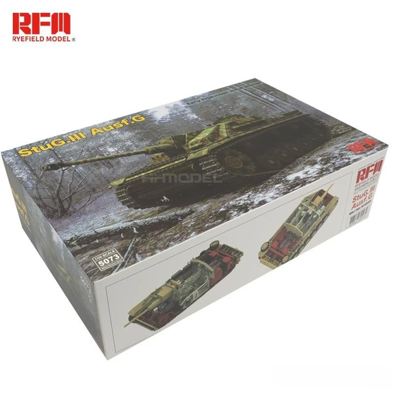 Ryefield model Building Kits 1/35 RM-5073 StuG III Ausf. G Early Production (with full Interior) Military Toy Model Hobby
Ryefield model Building Kits 1/35 RM-5073 StuG III Ausf. G Early Production (with full Interior) Military Toy Model Hobby