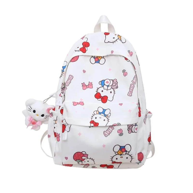MINISO нейлоновый рюкзак для девочек Hello Kitty Kawaii Студенческая школьная сумка модный роскошный дизайнерский большой емкости милый женский вес
MINISO нейлоновый рюкзак для девочек Hello Kitty Kawaii Студенческая школьная сумка модный роскошный дизайнерский большой емкости милый женский вес