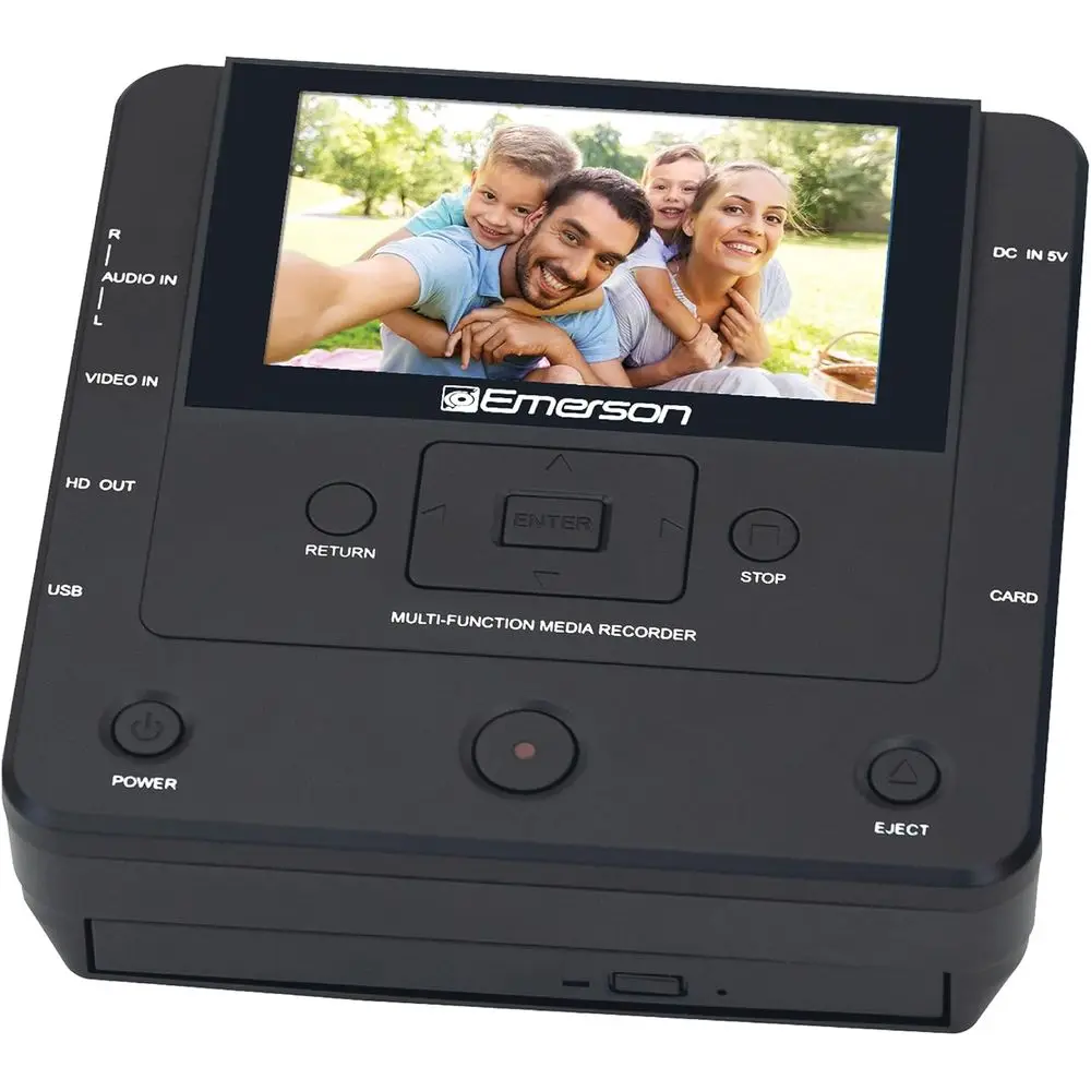 4.3-Inch LCD Multimedia Recorder: Capture HD Video, Music, Photos to DVD, USB, Memory Card
4.3-Inch LCD Multimedia Recorder: Capture HD Video, Music, Photos to DVD, USB, Memory Card