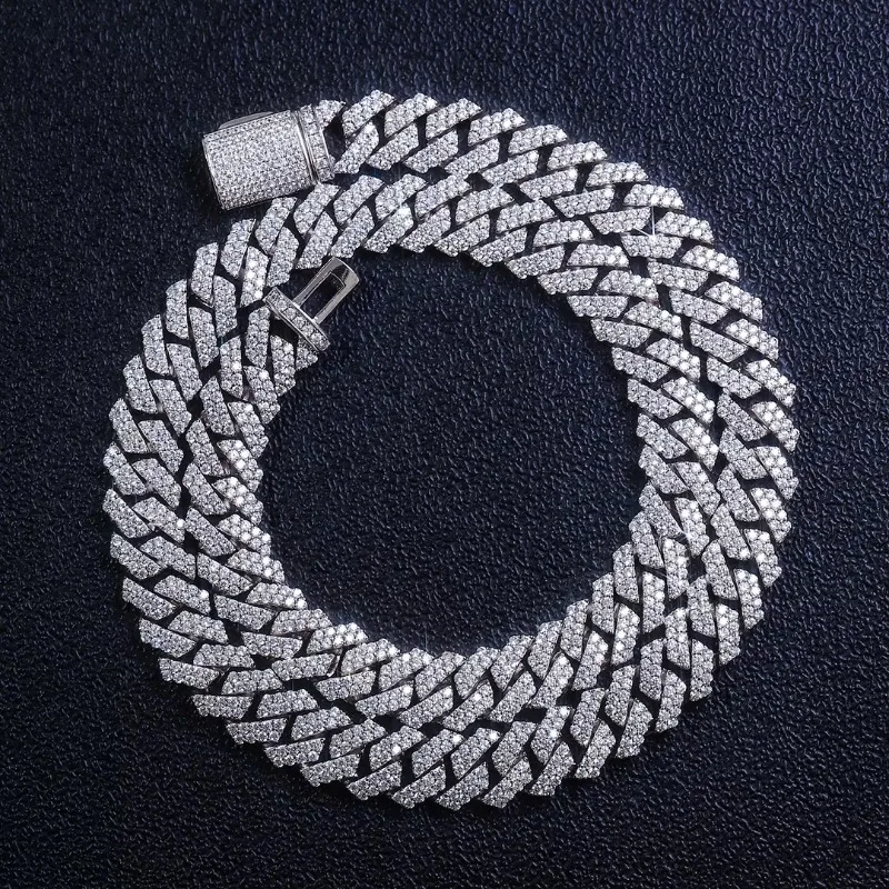 Wholesale 15 12 10 8 6mm Gold Plated Solid 925 Sterling Silver Miami Cuban Link Necklace Premium Moissanite Cuban Chain for Men
Wholesale 15 12 10 8 6mm Gold Plated Solid 925 Sterling Silver Miami Cuban Link Necklace Premium Moissanite Cuban Chain for Men