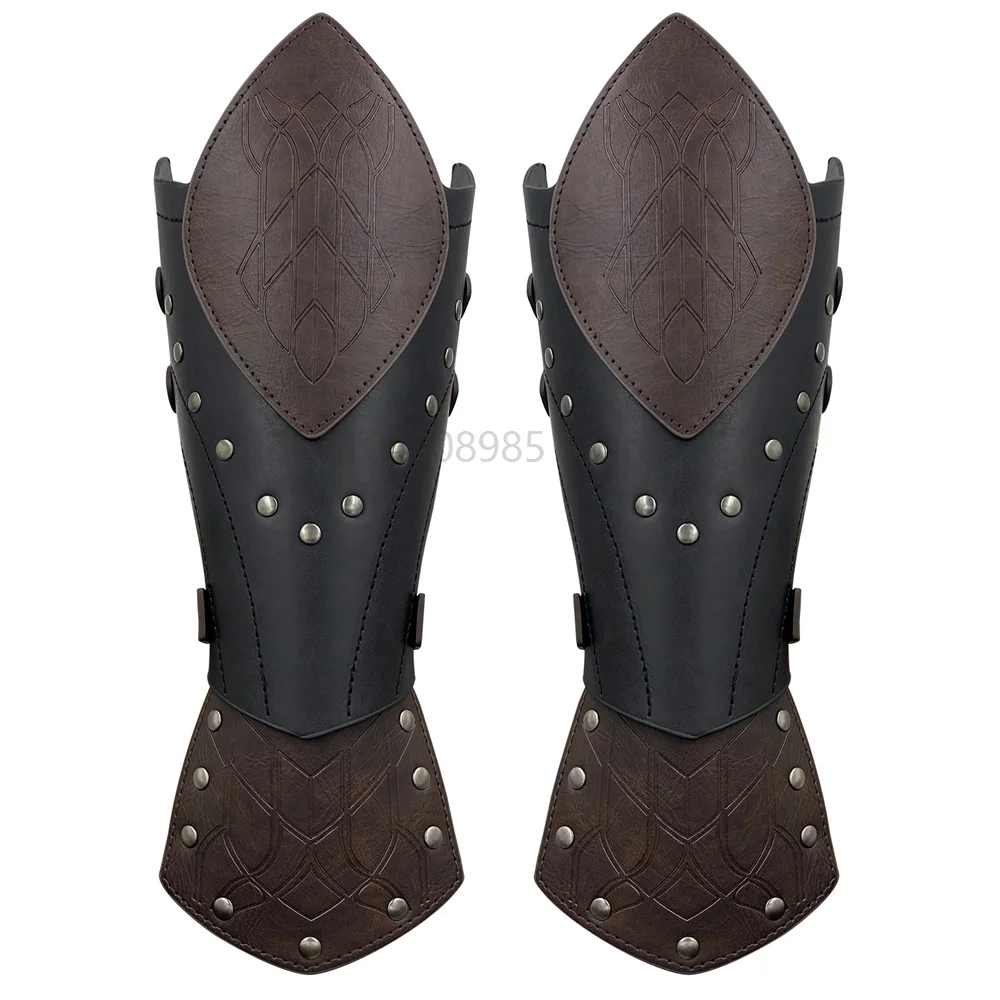 AMedieval Arm Gauntlets Elven Arm Guard Cosplay Costume PU Leather Arm Bracers Role Playing Armband for Stage Performers
AMedieval Arm Gauntlets Elven Arm Guard Cosplay Costume PU Leather Arm Bracers Role Playing Armband for Stage Performers